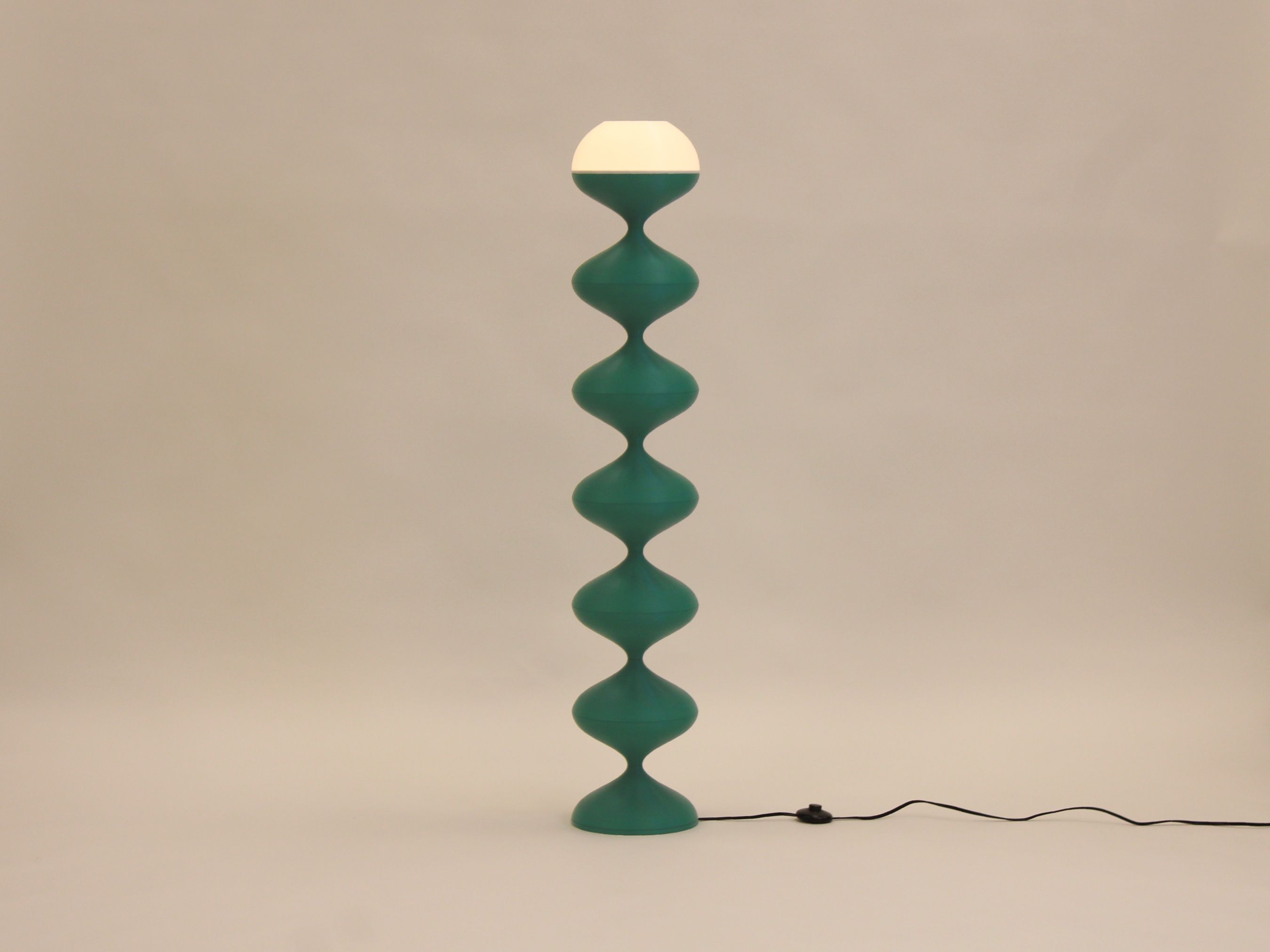 Sage Green Squiggle Lamp